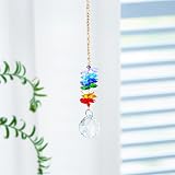 H&D Rainbow Sun Catcher Crystal Ball Prism Pendant for Home Decor view 2