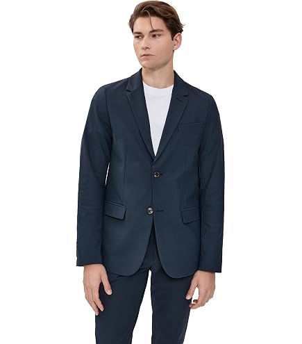 Theory Men's Clinton Precision Ponte Blazer, Black, 36 at Amazon