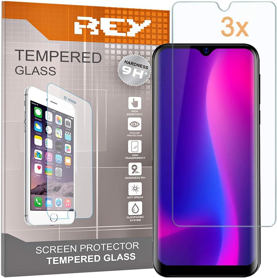 REY Screen Protector for BLACKVIEW A60, A60 PRO, Tempered Glass Film, Premium quality