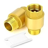 GASHER 1PCS Brass Check Valve DN25 1" Female and