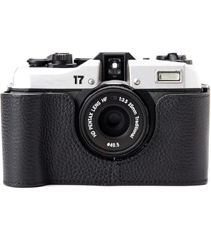 Amazon.com : BMAOLLONGB for Pentax 17 Case, Handmade Genuine Real