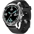 Tinwoo Smart Watch for Men and Women,46mm Support Wireless Charging,Bluetooth Fitness Tracker with Heart Rate Monitor, Smartw