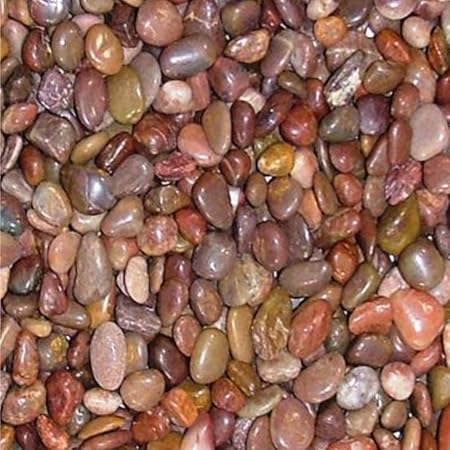 Amazon Com 2 Pounds Decorative Stones Small Red Polished Pebbles
