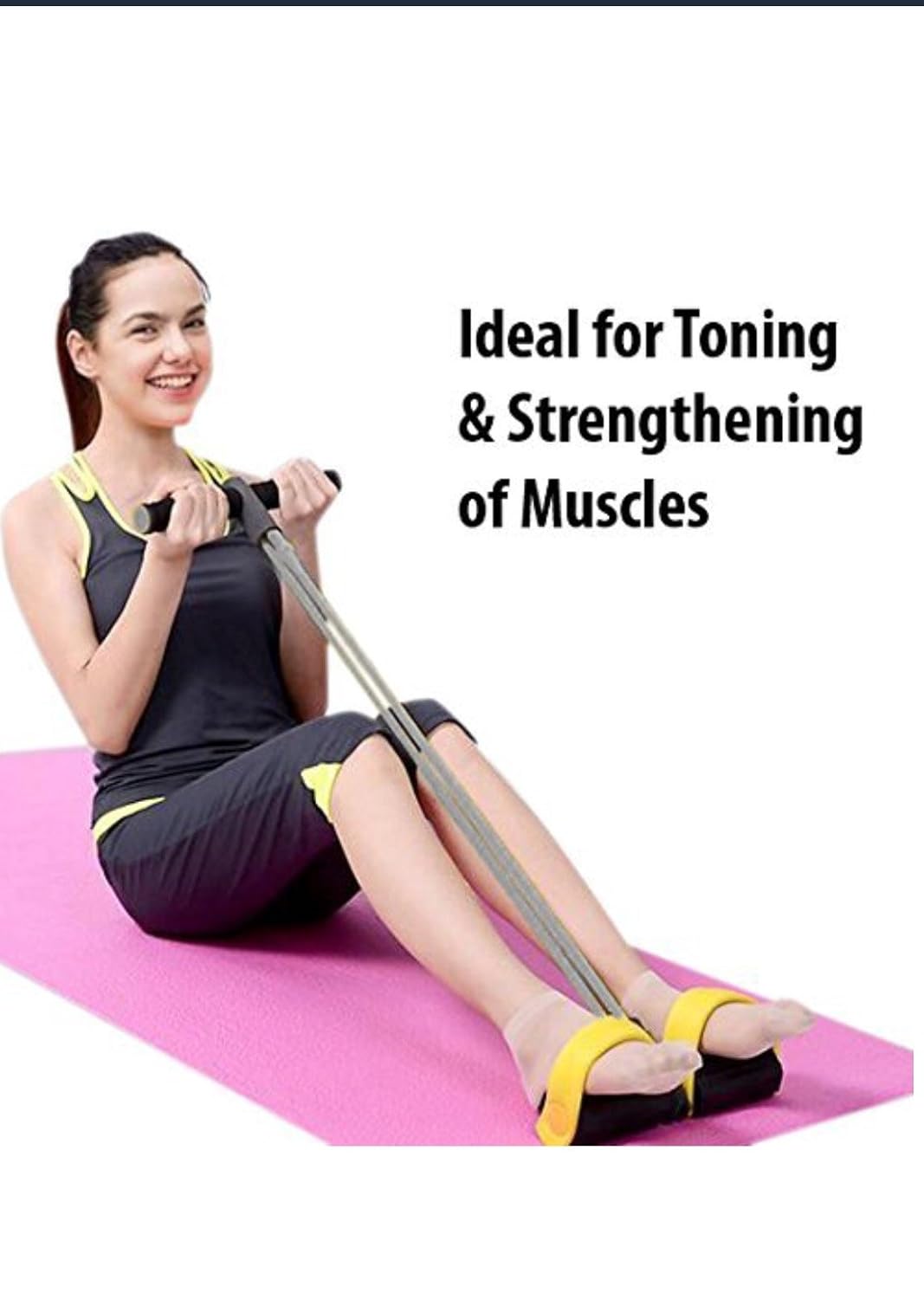 zz zonex unisex latex waist reducer exerciser & body trimmer