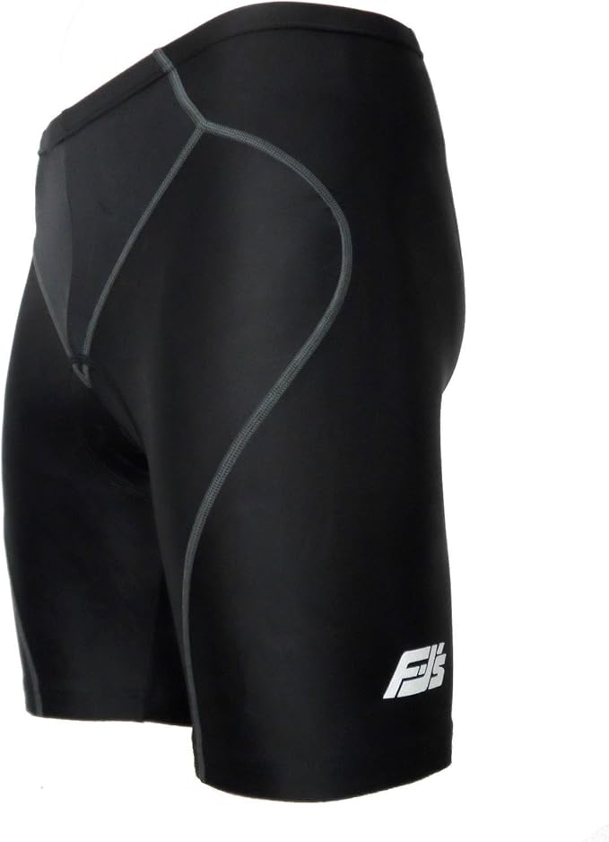 FJS MENS GEL PADDED QUALITY CYCLE CYCLING BIKE SHORTS ANTIBAC GEL PAD