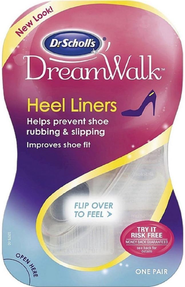 Dr. Scholl's DreamWalk Clear Gel Heel Liner, 1 pr Amazon.ca Health