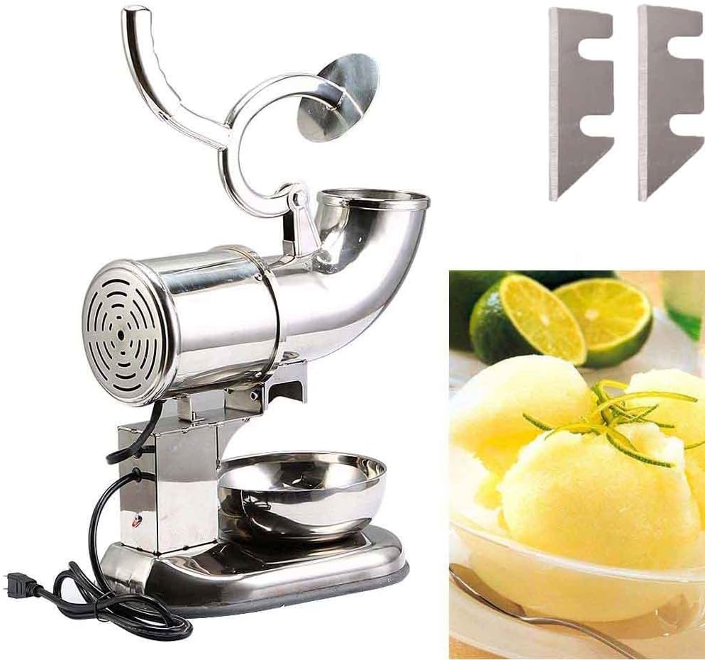 Eteyo with 2 Extra Blade NEW SNO Snow Cone PRO ICE Shaver Shaved Icee Maker Machine