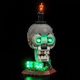 BrickBling LED Light Kit Compatible with Lego Halloween Skull Candle | Decorative Halloween Lighting, Compatible with Lego 40883 (Excluding Model)