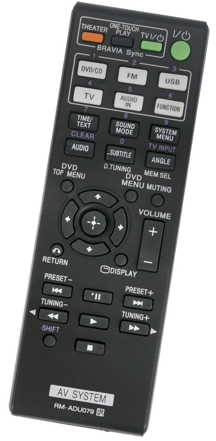ALLIMITY RM-ADU079 Remote Control Replacement for Sony DVD Receiver DAV-TZ710 DAV-TZ510 DAV-TZ210 DAV-DZ730 DAV-DZ340 HBD-TZ230 DAV-TZ715 DAV-TZ630 DAV-TZ230 DAV-DZ740 DAV-DZ710 DAV-DZ330
