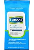 Cetaphil Gentle Skin Cleansing Cloths, Dry Sensitive Skin, 25 Count (Pack of 3)