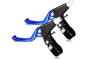BNVB 1 Pair Bicycle Brake levers, 2pcs Aluminium Alloy Bike Brake Handle Universal 4 Finger 2.2cm fits for Most Bicycle, MTB、