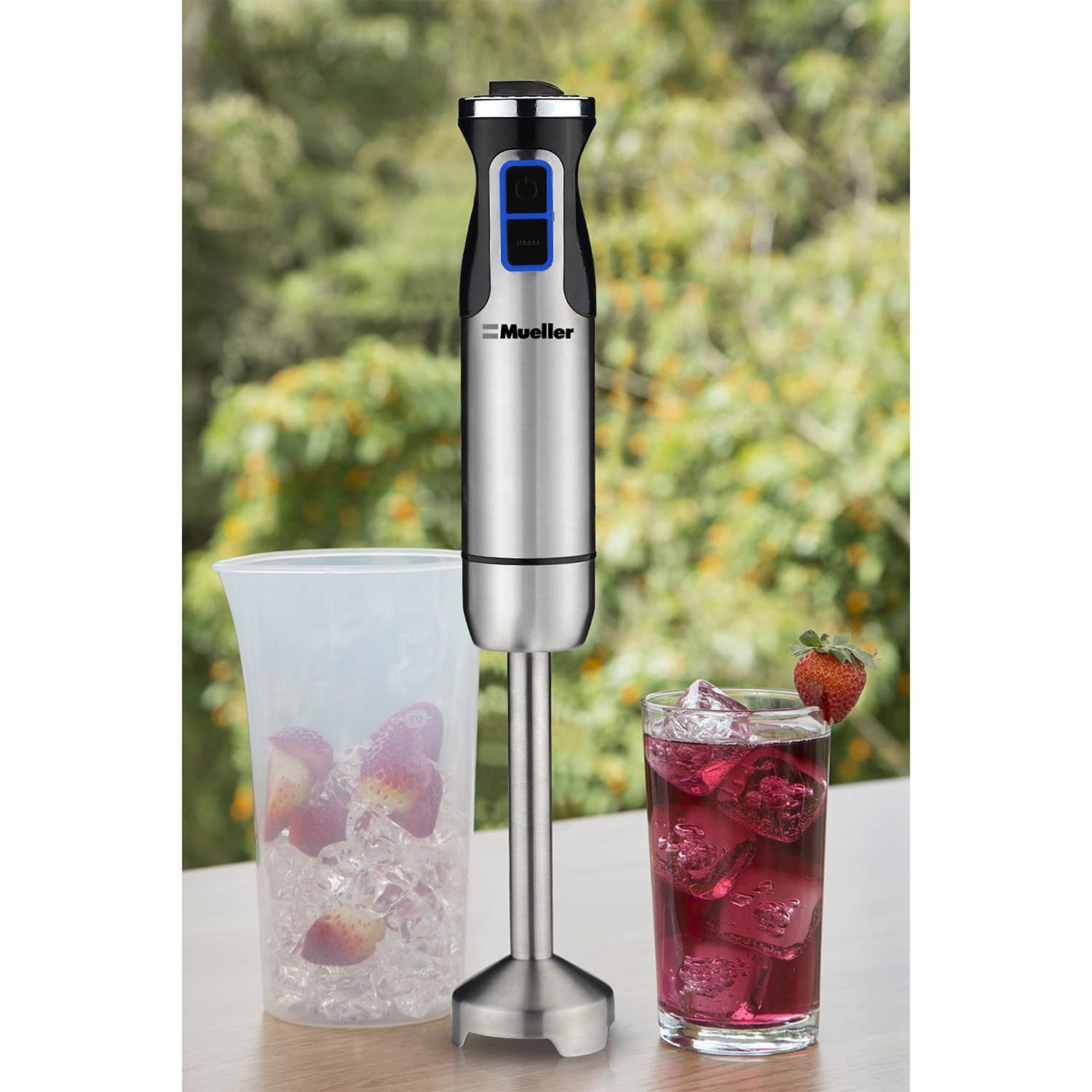 MuellerLiving Hand Blender, Immersion Blender, Hand Mixer with