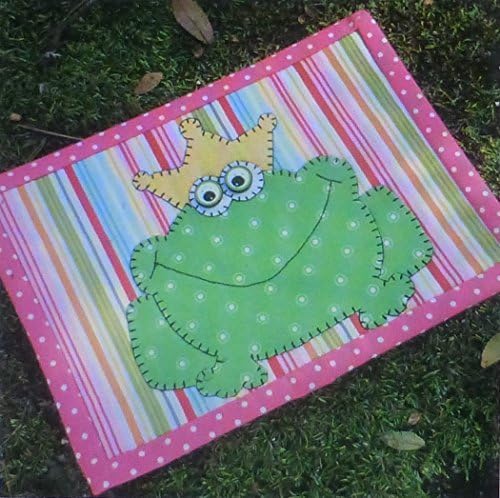 Prince Charming Mug Rug Pre-cut Applique Kit, Sewing Kit , Sewing Quilt Kit