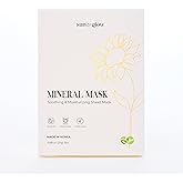 SUN & GLOW VEGAN MINERAL MASK with Pearl Extract Yuzu and Eucalyptus Using Mineral-Rich Deep Sea Water Korean Home Skincare Mask (0.88oz 25g 5Packs)