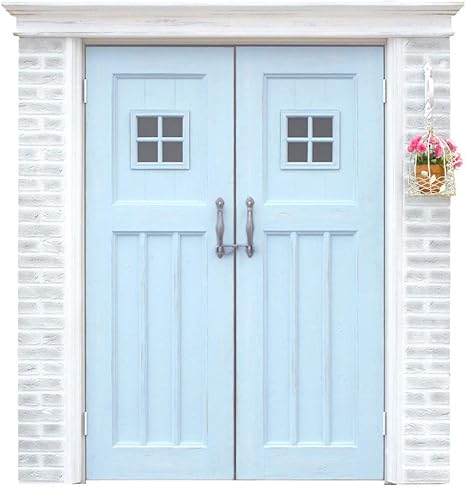 Amazon ディーズシェッド カンナ フレンチシック D125 シャビー ブルー おしゃれ高級据え置き物置 ヨーロッパ風洋風郵便deasgarden可愛いかわいい白色青色ブルー水色cutewhiteblue 物置 倉庫