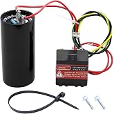 Seentech CSR-U2 Hard Start Capacitor Kit for HVAC Systems, Compatible with 3.5&ndash;5 Ton AC Compressors, 189&ndash;227 &micro;F, 208&ndash;240VAC, 50/60Hz