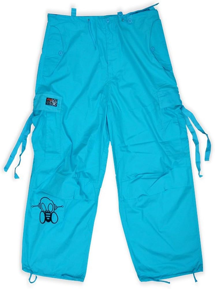 Ghast Unisex Cargo Drawstring Rave Dance Pants: Clothing