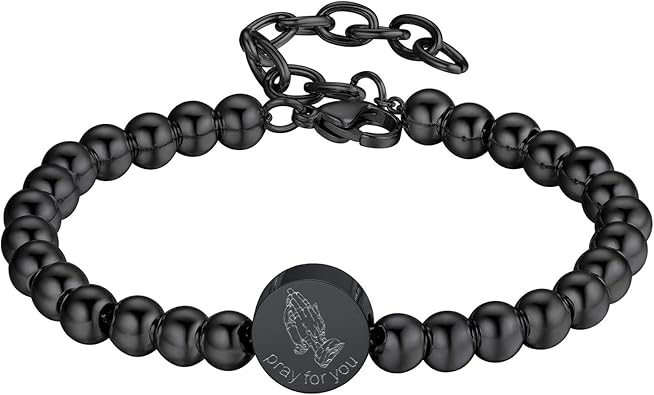 PROSTEEL Male Rosary Bracelets Serenity 