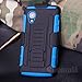 Cocomii Robot Belt Clip Holster LG Nexus 5 Case, Slim Thin Matte Kickstand Swivel Belt Clip Holster Reinforced Drop Protection Fashion Phone Case Bumper Cover Compatible with LG Nexus 5 (Blue)