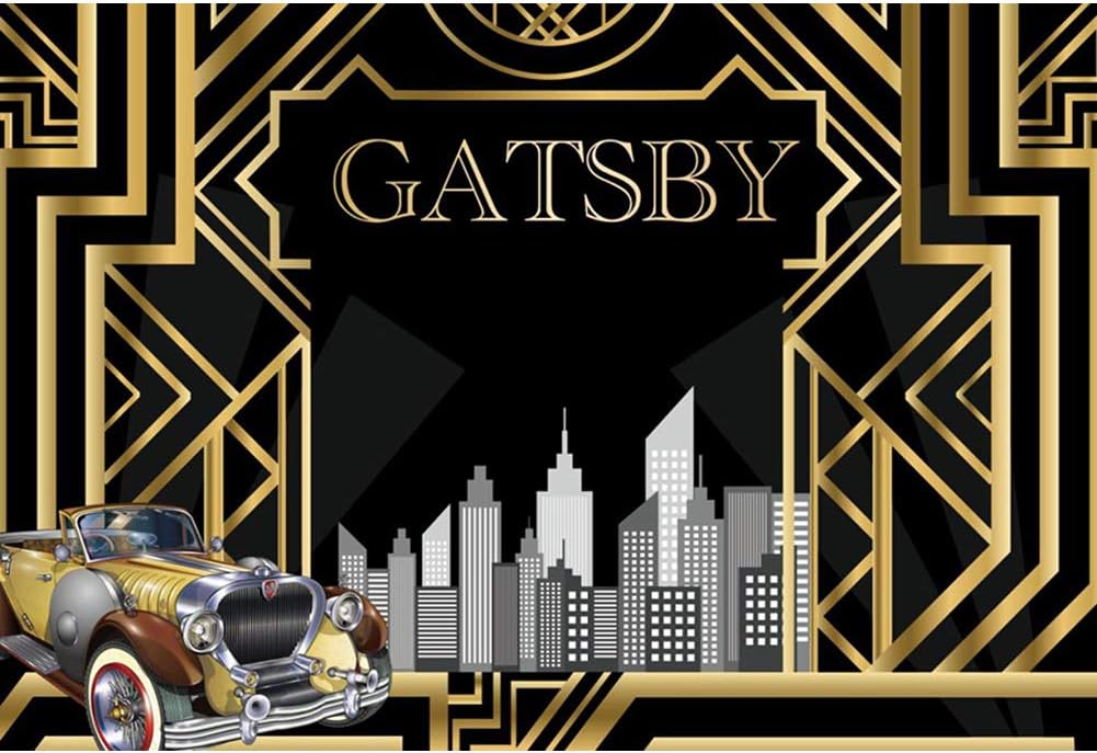 DaShan 7x5ft Polyester Great Gatsby Backdrop