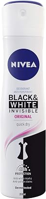 NIVEA Spray Black & White invisibile originale – 200 ML – 6 pezzi