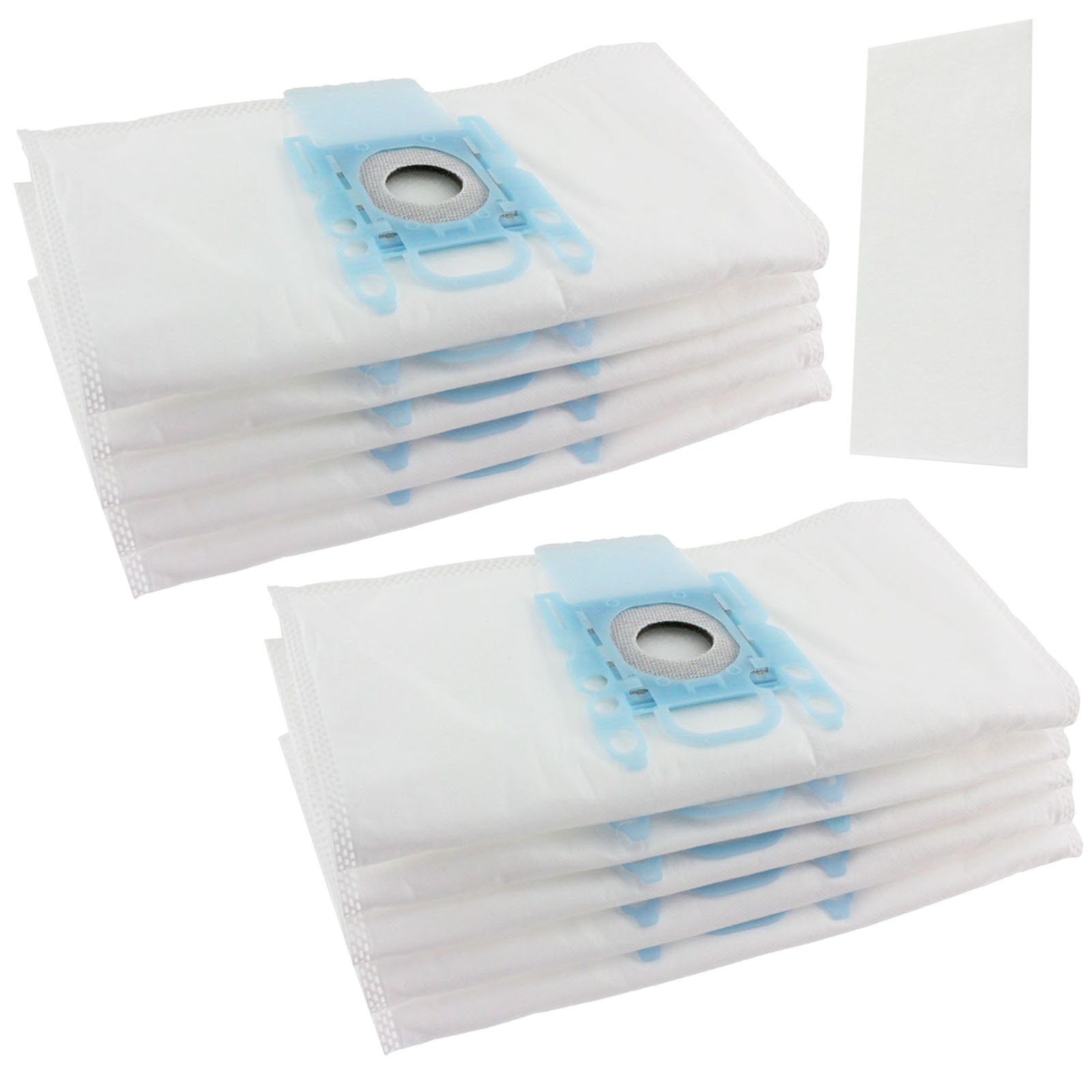 SPARES2GO Cloth Bags compatible with Bosch BSG6 BSG7 BSGL3126GB GL30 Vacuum (Pack of 10 + 2 Filter)