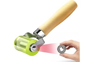 AggSound Auto Sound Deadening Seam Roller Bearings Equipped - PU Rubber Tool for Car Audio, Heat Shield & Noise Insulation Mat, Wallpaper Application