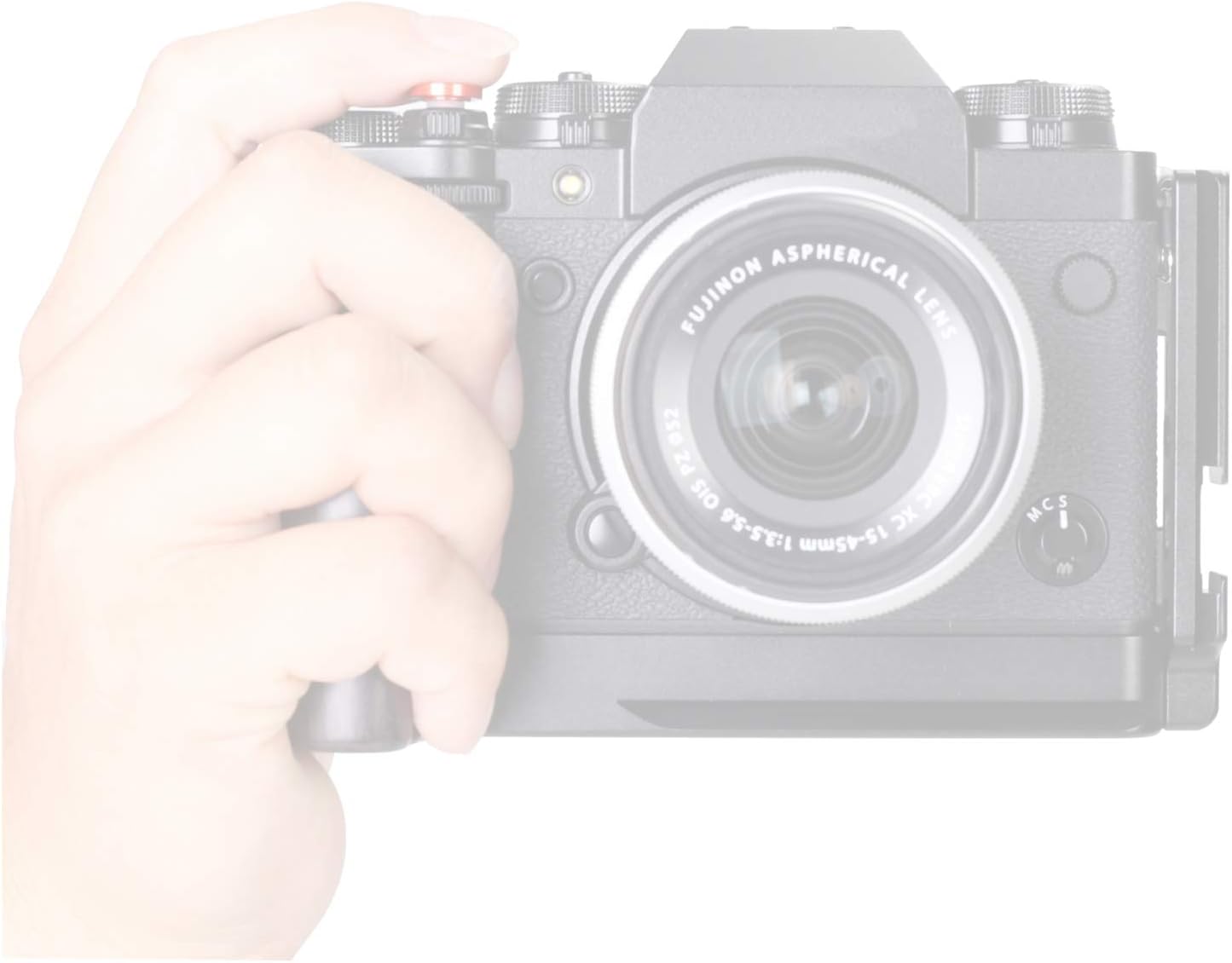 WEPOTO XT4-BL Hand Grip Quick Release Plate L Bracket QR Plate Compatible with Fujifilm X-T4 Camera -Aluminium Ebony - Image 5