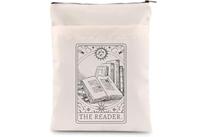 TOBGBE The Reader Tarot Card Bag Book Lovers Gifts Tarot Card Book Sleeve Reader Book Covers for Soft Cover Books Bookish Book Pouch (The Reader)