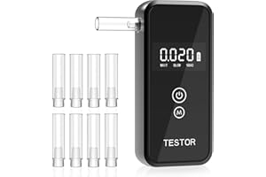 Professional-Grade Breathalyzer, High-Accuracy Breathalyzers for Alcohol with Memory Function,Portable Personal Breathalyzer 