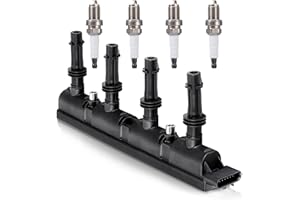 B4B BANG 4 BUCK UF669 Ignition Coil Pack and 4 Platinum Spark Plugs 2667 Compatible with 2011-2020 Chevrolet Chevy Cruze Limited Sonic Trax Volt Cadillac ELR Buick Encore L4 1.4L