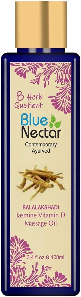 Blue Nectar Balalakshadi Sensous Jasmine Body Oil, 100 ml (Pack of 1) - Image 5
