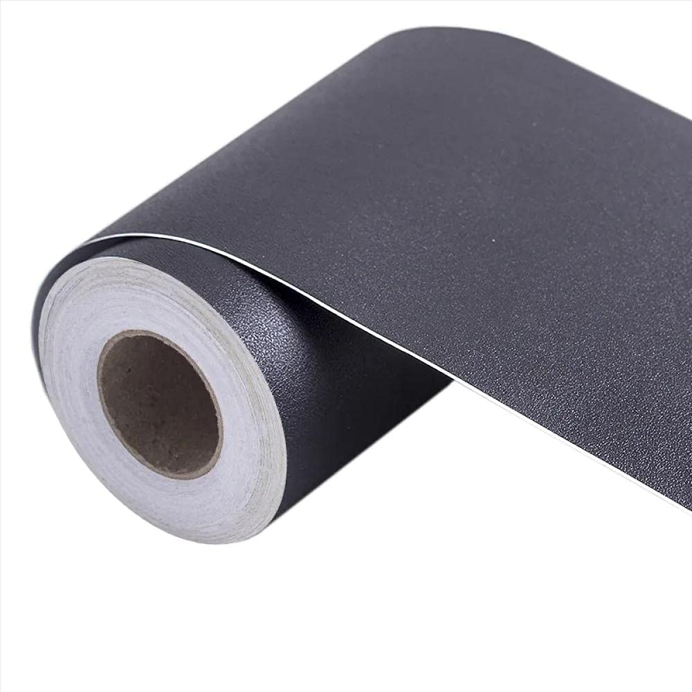 Dostear Wall Borders Peel and Stick Wallpaper Border Window Trim Molding Mirror Frame Kit Wall Panel Bulletin Board Borders Black Matte 15 X 500cm