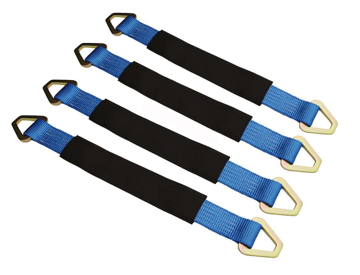 36" Blue Axle Straps (4 Pack) Securing Straps Industrial