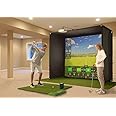 SkyTrak Golf Simulator Studio Pro Package Launch Monitor, Metal Protective Case, Enclosure, Simulator Software, Hitting Mat, Projector and Ball Tray - Improve Your Game from Home