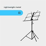 FiNeWaY Fineway Heavy Duty Folding Music Stand Adjustable 45–125cm view 3