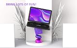 BOIFUN 17.5 Portable DVD Player 15.6 Large HD Screen 6hr Battery USB/SD view 8
