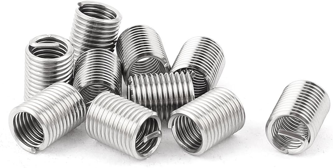Helicoil 6mm 304 Stainless Steel Helical Insert with M4 x 0.7 Internal