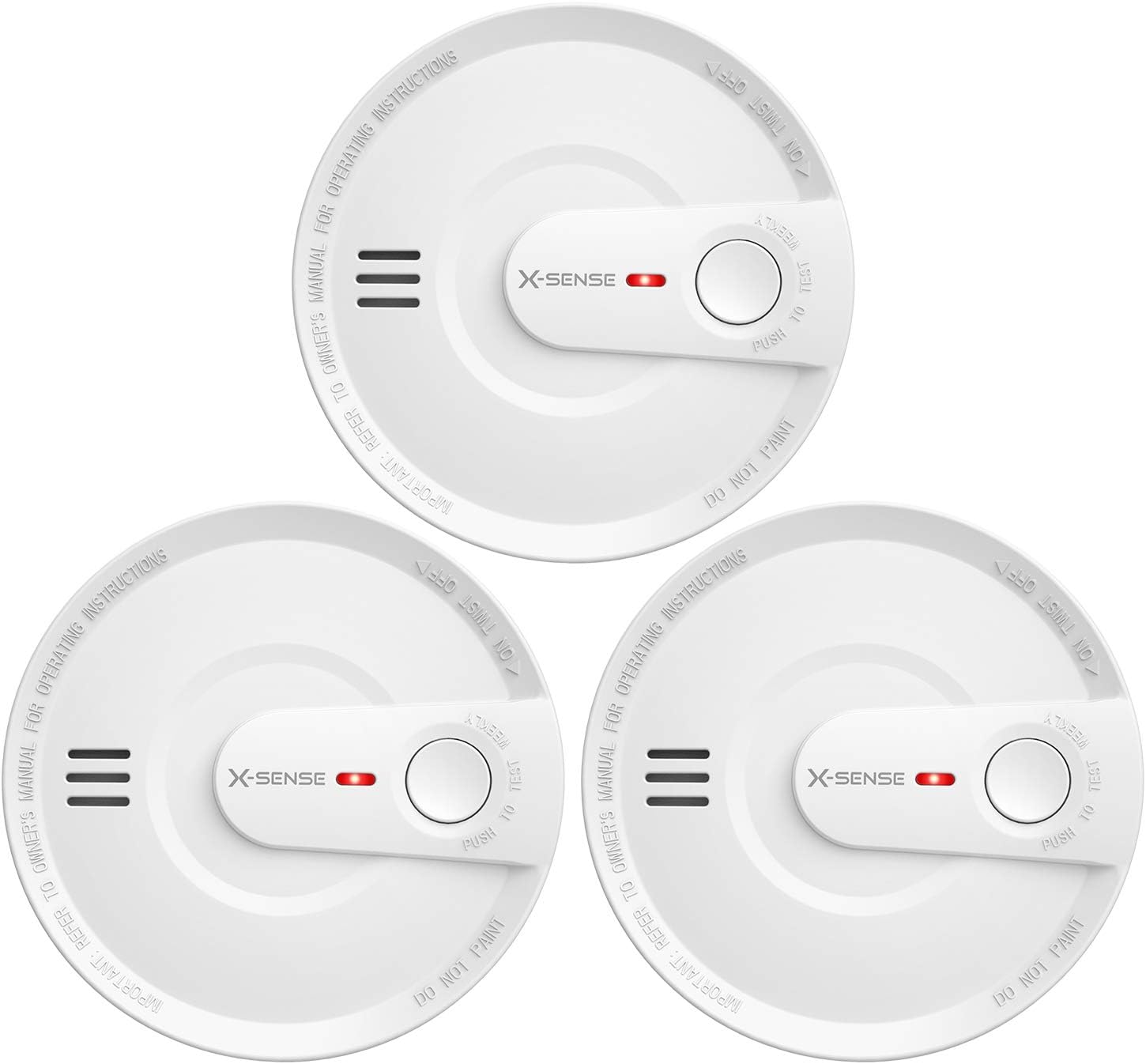 XSENSE Smoke Detector, 10Year Battery Life Intelligent Fire Alarm