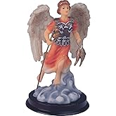 ICE ARMOR 6" H Archangel Raphael Statue Angel of Healing Holy Figurine Religious Decoration