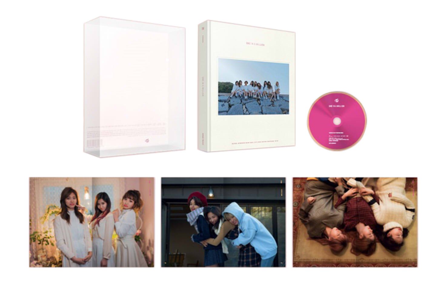 Jyp Entertainment Twice One In A Million 1st Photobook 310p Photobook Dvd Standing Paper Kpop Buy Online In Bahamas At Bahamas Desertcart Com Productid