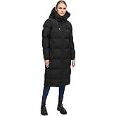 Marikoo Women's Extra Long Winter Coat with Detachable Hood - Fleece Pockets - Wind & Water-Resistant - Tikoraa 16 S-5XL