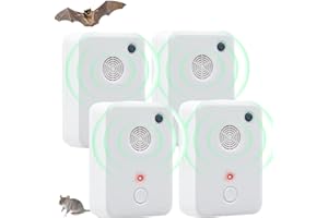 Ultrasonic Bat Repellent Devices for Attic,Bats Keep Away,Bat Removal Do It Yourself for Porch Outdoor Indoor,Friendly to Hum