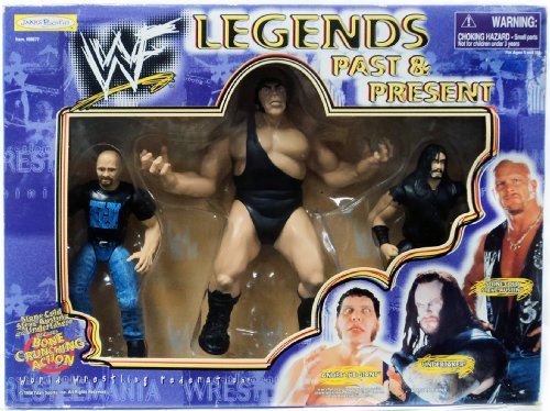 Wwf Legends Past And Present Stone Cold Steve Austin, Andre The Giant, And The Undertaker