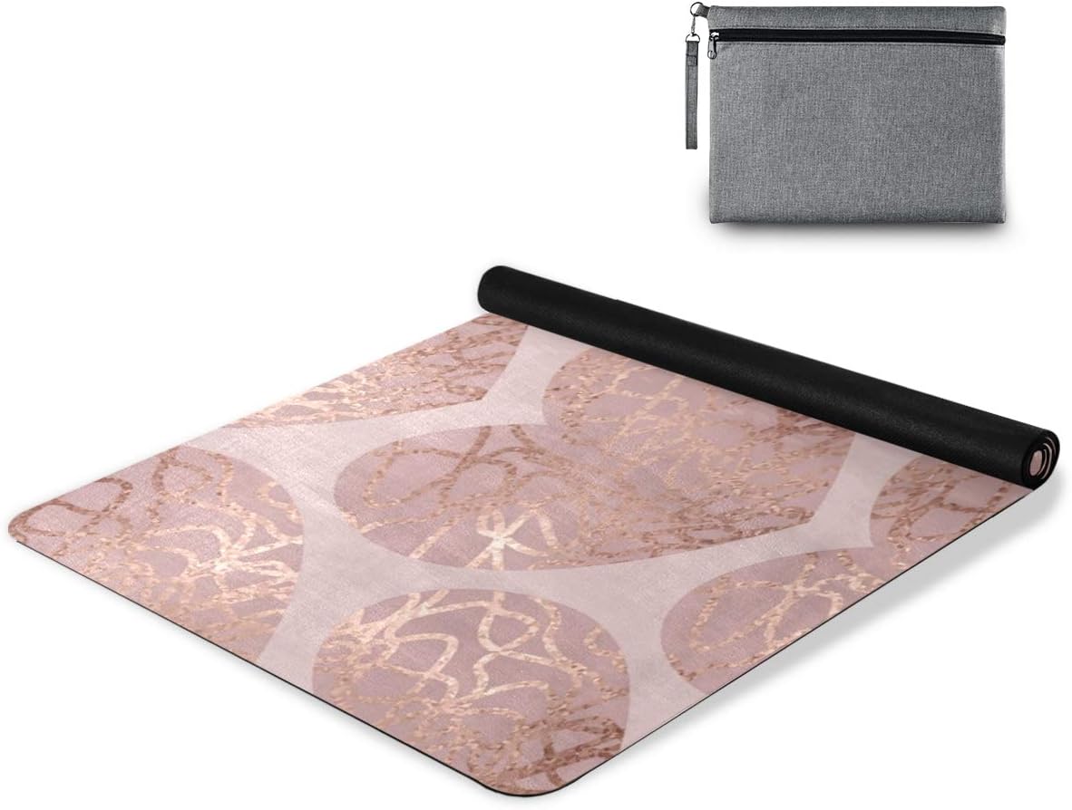 rose gold yoga mat