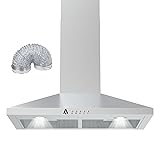 Aprafie Kitchen Hood, Wall Mount Range Hood 30 inch