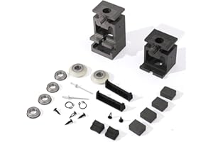 MXLTYMX 379060 Standard Bearing Block V Roller Shoe Upper & Lower and RV Slide Repair Kit 366121 for in-Wall Slide-Outs System, Rack Repair Kit