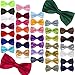 Byeco 36 Colors Pre Tied Mens Adjustable Bow Tie Fancy Plain Tie