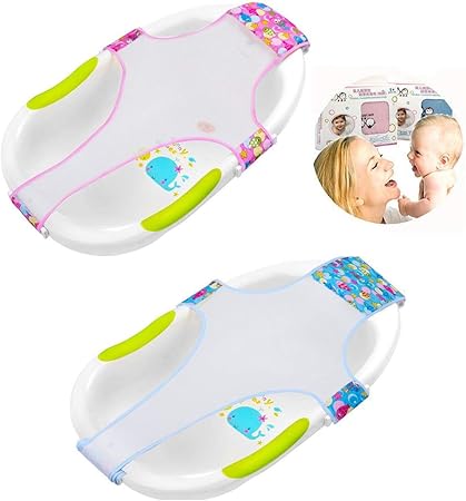 Cuscino Bagnetto Neonato - Riduttore Vasca Antiscivolo, Supporto Testa E Schiena, Lavabile