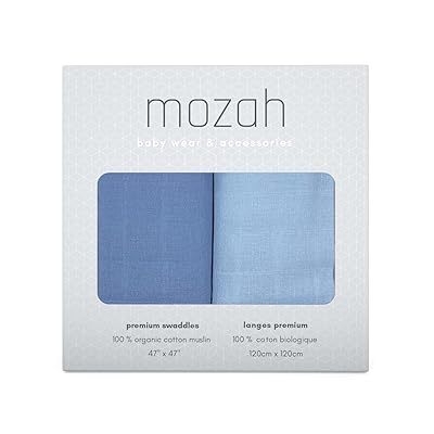 MOZAH Organic Muslin Swaddle Blankets 100% Soft Jordan Ubuy